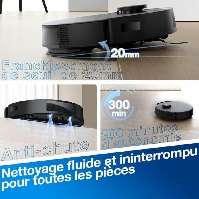ECOVACS AAAKT19468 Deebot N20 Pro PLUS Robot Aspirador con 8000 Pa, Recogida Automática de Polvo y 45 Días Autonomía 5 ECOVACS AAAKT19468 Deebot N20 Pro PLUS Robot Aspirador con 8000 Pa, Recogida Automática de Polvo y 45 Días Autonomía 5