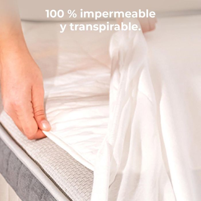 Protector de Cuna Cecotec Flow ProtectBaby 60 x 120 cm Blanco 4