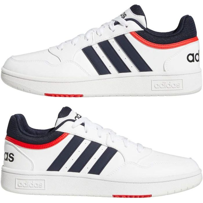 Zapatillas Deportivas Hombre Adidas Hoops 3.0 Blanco 6-7 Años 3