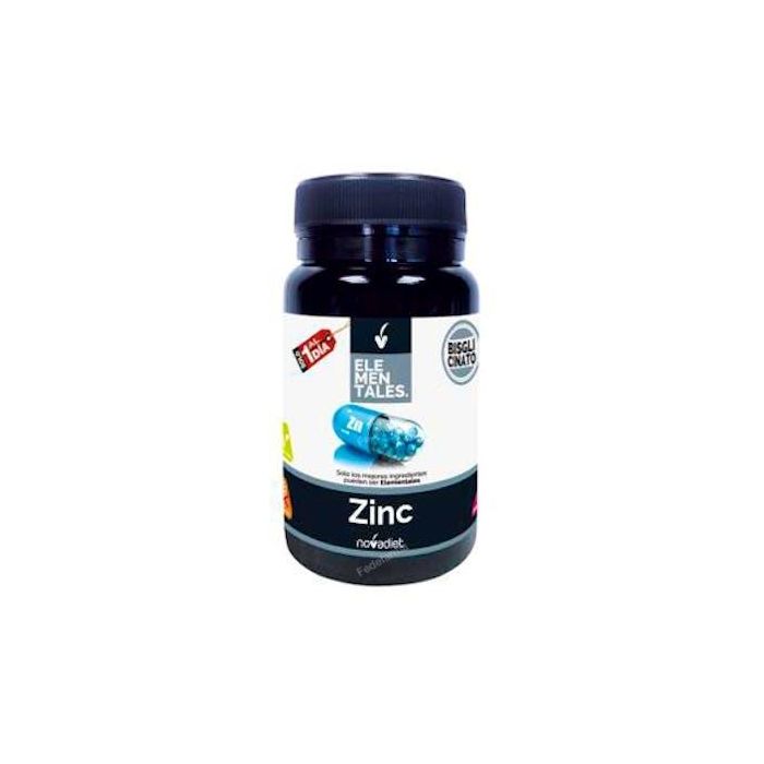 NOVADIET Zinc 25 mg 60 cápsulas para sistema inmune, reproducción masculina y protección celular