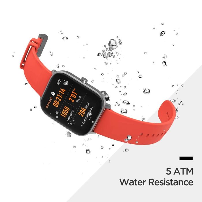 Smartwatch Amazfit GTS 42 mm Naranja 1,65" 42 mm Ø 42 mm Ø 42,5 mm 6 Smartwatch Amazfit GTS 42 mm Naranja 1,65" 42 mm Ø 42 mm Ø 42,5 mm 6