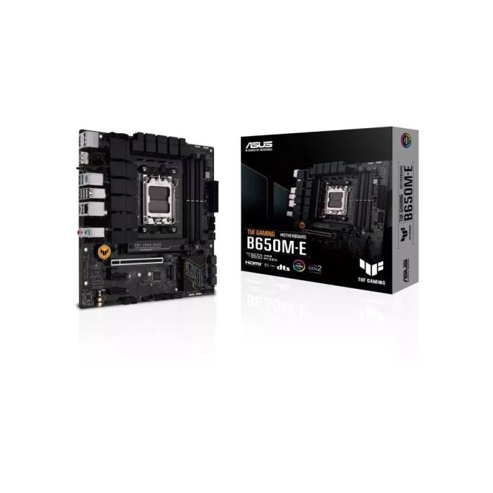 Asus TUF Gaming B650M-E Placa Base AMD AM5 B650, 4xDDR5 hasta 128GB, HDMI+2DP, 4SATA3+2M.2, 2.5GB, 6USB3.2, Micro ATX - 90MB1FU0-M0EAY0 5