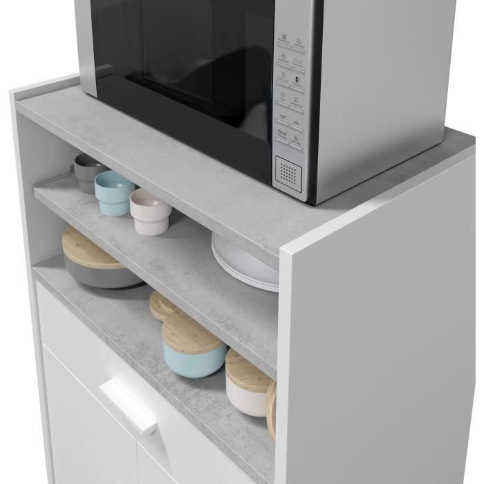 Mueble microondas 1cajón + 2puertas 59 x 40 x 92 cm tidy 4 Mueble microondas 1cajón + 2puertas 59 x 40 x 92 cm tidy 4