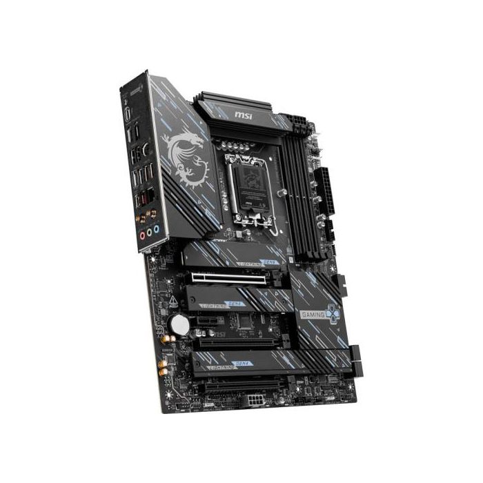 MSI 911-7E34-08S Placa Base Z890 Gaming Plus WiFi Intel Z890 LGA 1851 4x DDR5 ATX con Wi-Fi 7 y Bluetooth 5.4 2