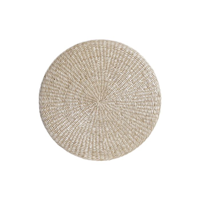 DKD Home Decor Cojín de Suelo Cuadrado Estilo Balinés para Decoración del Hogar, Natural, 60x60x11 cm, Hecho a Mano con Poliéster y Fibra 0 DKD Home Decor Cojín de Suelo Cuadrado Estilo Balinés para Decoración del Hogar, Natural, 60x60x11 cm, Hecho a Mano con Poliéster y Fibra 0