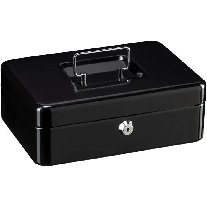 Burg Wachter Money 5025 Black Caja para Monedas con Apertura con Llave, Acero Negro 2