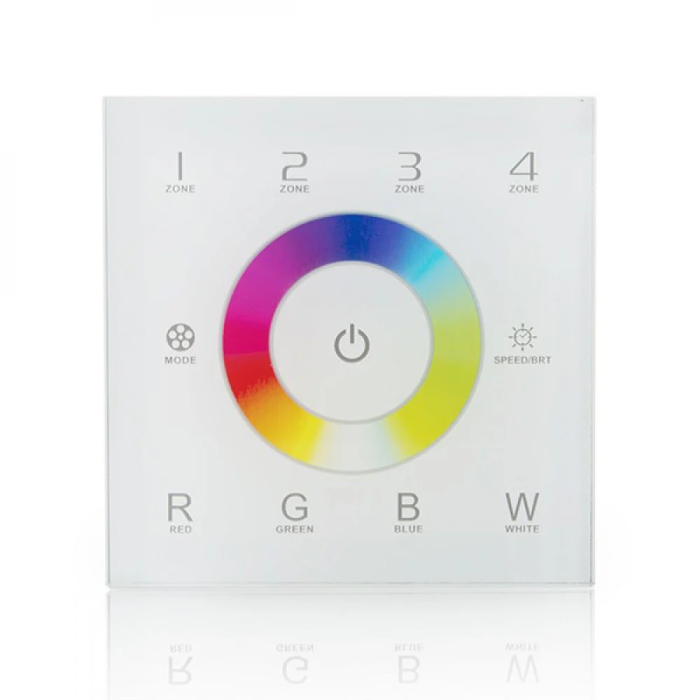 Controlador Táctil a Distancia 4 Zonas DMX512 para Tiras LED RGBW 5-24VDC 1