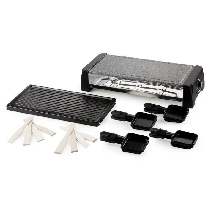 DOMO DO9189G Raclette aparato 8 personas - Negro 1 DOMO DO9189G Raclette aparato 8 personas - Negro 1