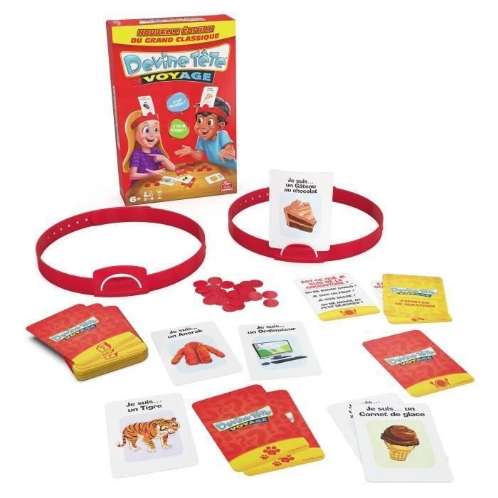 Spinmaster SPI1723825784009 Adivina la Cabeza Viaje - Juego de mesa familiar portátil para niños a partir de 6 años 4 Spinmaster SPI1723825784009 Adivina la Cabeza Viaje - Juego de mesa familiar portátil para niños a partir de 6 años 4