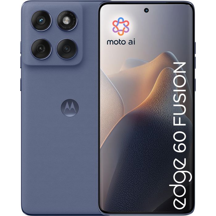 Motorola edge 60 fusion 256GB 8GB RAM Gris - Pantalla P-OLED 6.67" 120Hz, Cámara Sony LYTIA 50MP, Android 15, 5G 5