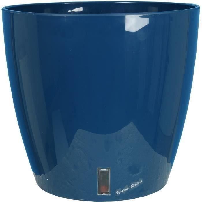 Riviera RIV3580796346065 Jardinera redonda EVA NEW de Plástico - Diámetro 46 cm - Azul 0 Riviera RIV3580796346065 Jardinera redonda EVA NEW de Plástico - Diámetro 46 cm - Azul 0