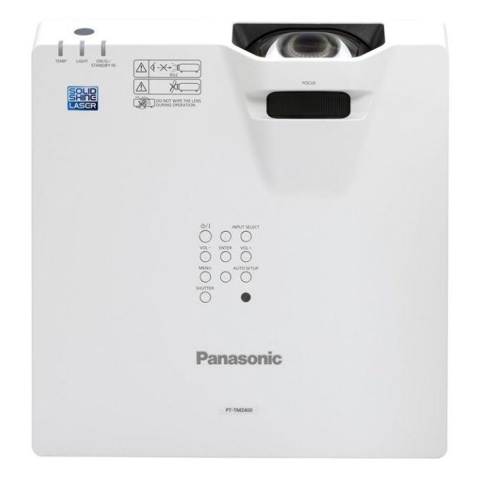 Panasonic Proyector (PT-TMZ400) Short Throw / Brillo 4000 / Tecnología 3Lcd / Resolución Wuxga / Óptica 0.47:1 / Laser / Up To 20.000Hrs Light Source Life / 360°Projection, Wireless Content Sharing / Lámpara Ssi - No Lamp 9 Panasonic Proyector (PT-TMZ400) Short Throw / Brillo 4000 / Tecnología 3Lcd / Resolución Wuxga / Óptica 0.47:1 / Laser / Up To 20.000Hrs Light Source Life / 360°Projection, Wireless Content Sharing / Lámpara Ssi - No Lamp 9