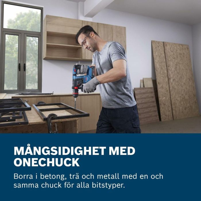 Bosch GBH 18V-18 X Taladro Percutor 18V 2Ah Inalámbrico con Control KickBack 9 Bosch GBH 18V-18 X Taladro Percutor 18V 2Ah Inalámbrico con Control KickBack 9