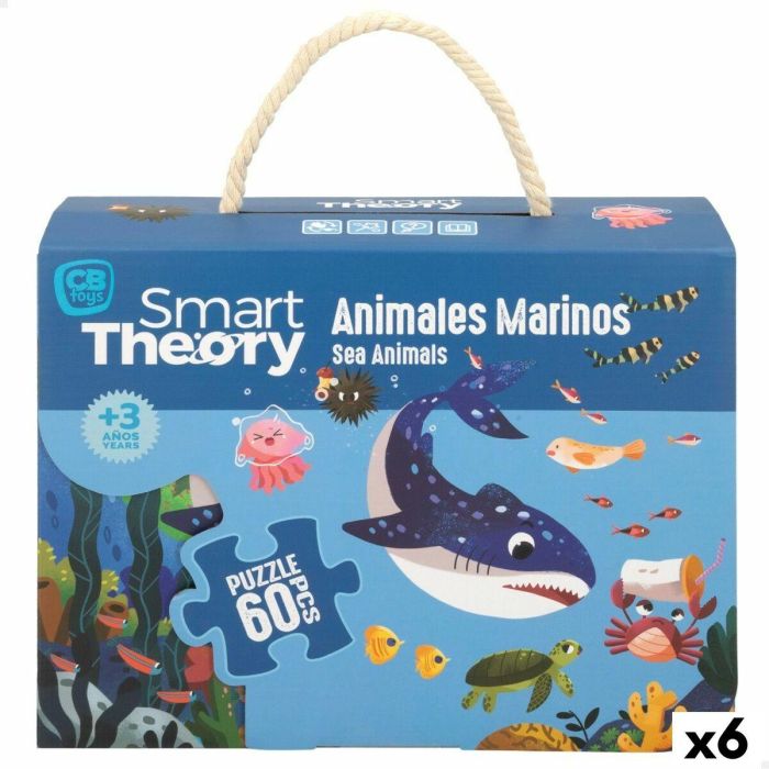 Puzzle Infantil Colorbaby Sea Animals 60 Piezas 60 x 44 cm (6 Unidades) Puzzle Infantil Colorbaby Sea Animals 60 Piezas 60 x 44 cm (6 Unidades)