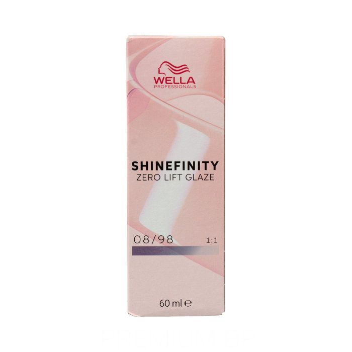 Wella Tinte Semipermanente Shinefinity 08/98 60ml - Brillo Duradero Sin Daño Ni Amoníaco