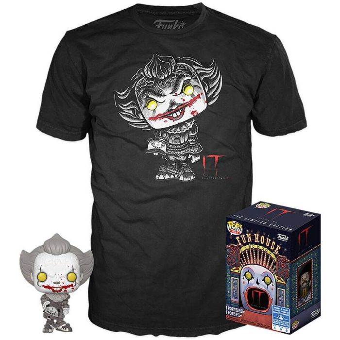 FUNKO Set figura POP & Tee IT 2 Pennywise Exclusivo Talla M