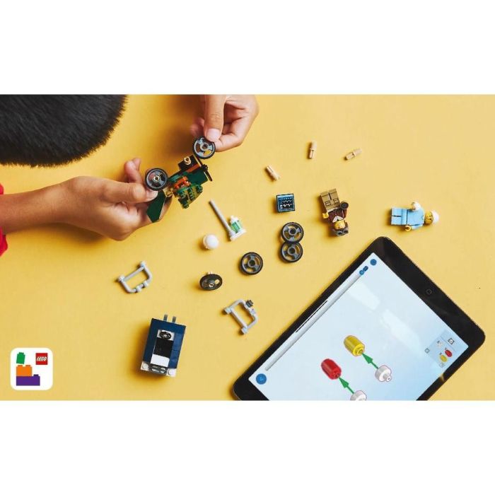 LEGO City 60459 Pack de Coches de Carreras: Avión versus Cama de Hospital, Juguete para niños +5 años 6