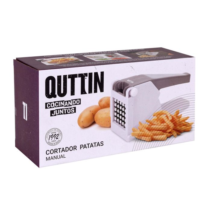 Quttin Cortador de Patatas - Utensilio de Cocina Manual para Hacer Patatas Fritas Caseras, 27.1 x 10.3 x 14.5 cm (6 Unidades) 4