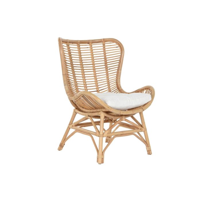 DKD Home Decor Silla Balines de Bambú y Ratan Natural 74x99x76 cm Altura Asiento 44 cm 1