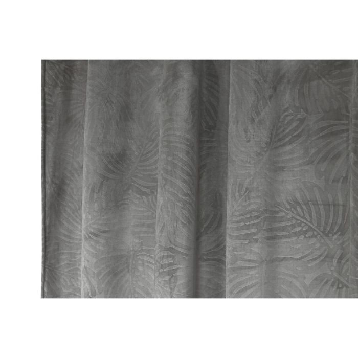 Cortina Urban DKD Home Decor Gris Claro 260 x 140 cm 2