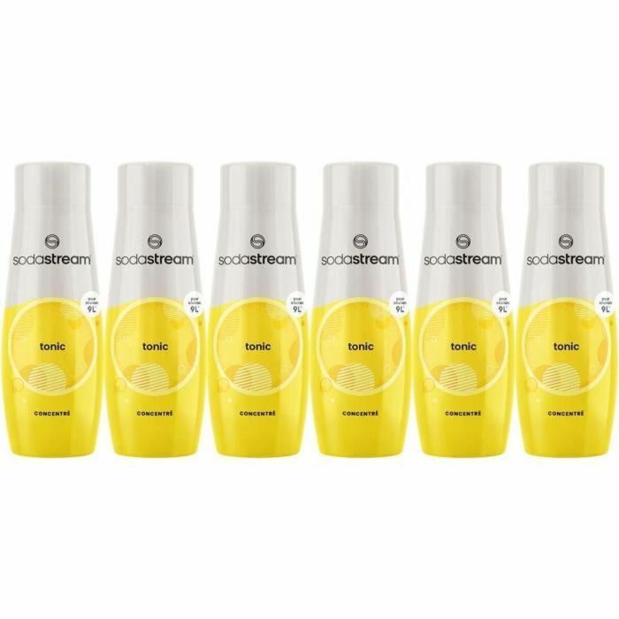 Sodastream SOD7290116748689 Pack de 6 Concentrados Tónicos 440 ml para 54L de Bebidas