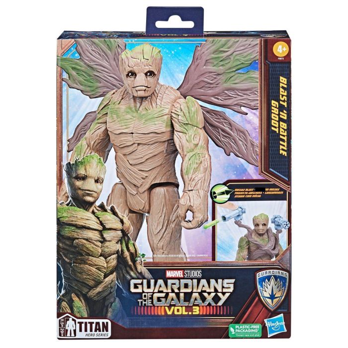 Hasbro Figura de Acción Marvel Blast N' Battle Groot, Juguete Inspirado en Guardianes de la Galaxia para Niños 3 Hasbro Figura de Acción Marvel Blast N' Battle Groot, Juguete Inspirado en Guardianes de la Galaxia para Niños 3