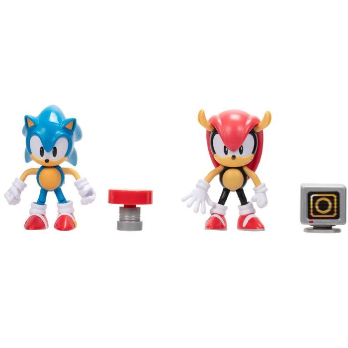 Set figuras Sonic & Mighty Sonic The Hedgehog 10cm 1