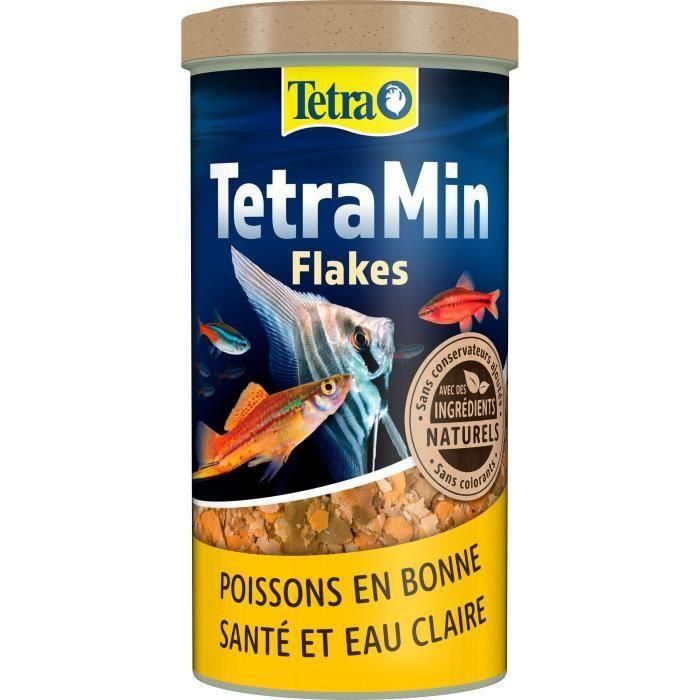 Tetra TET4004218711075 TetraMin Flakes, Alimento completo para peces tropicales, 1 L Tetra TET4004218711075 TetraMin Flakes, Alimento completo para peces tropicales, 1 L