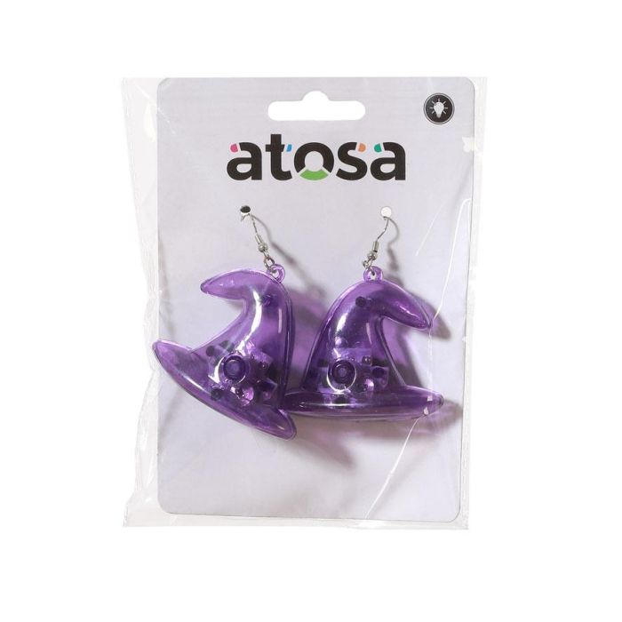 Pendientes Bruja Luz Sombrero Picudo Halloween 1