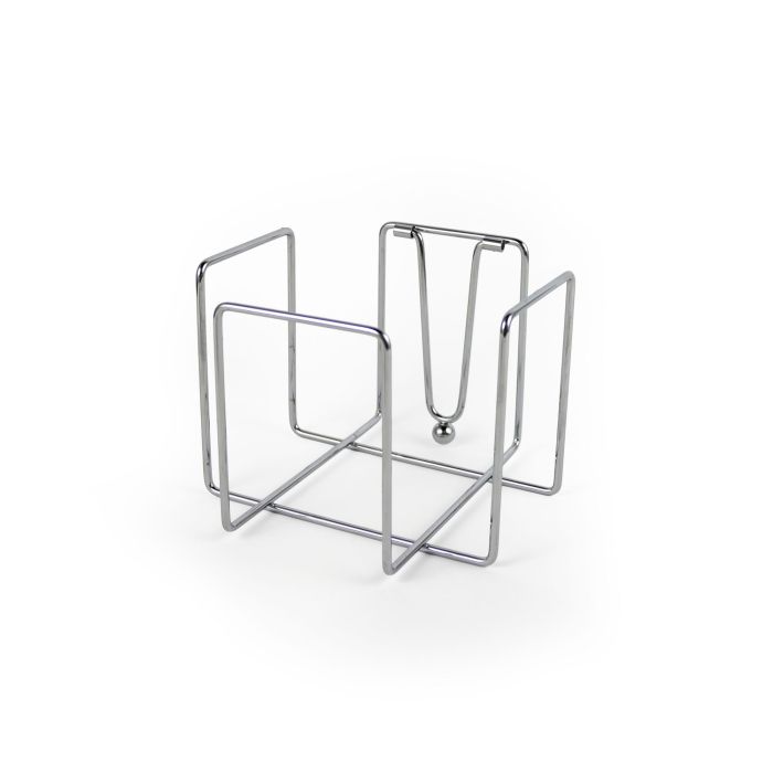 Servilletero Cromado My Bar 18.5 x 18.5 cm (12 Unidades) 1 Servilletero Cromado My Bar 18.5 x 18.5 cm (12 Unidades) 1