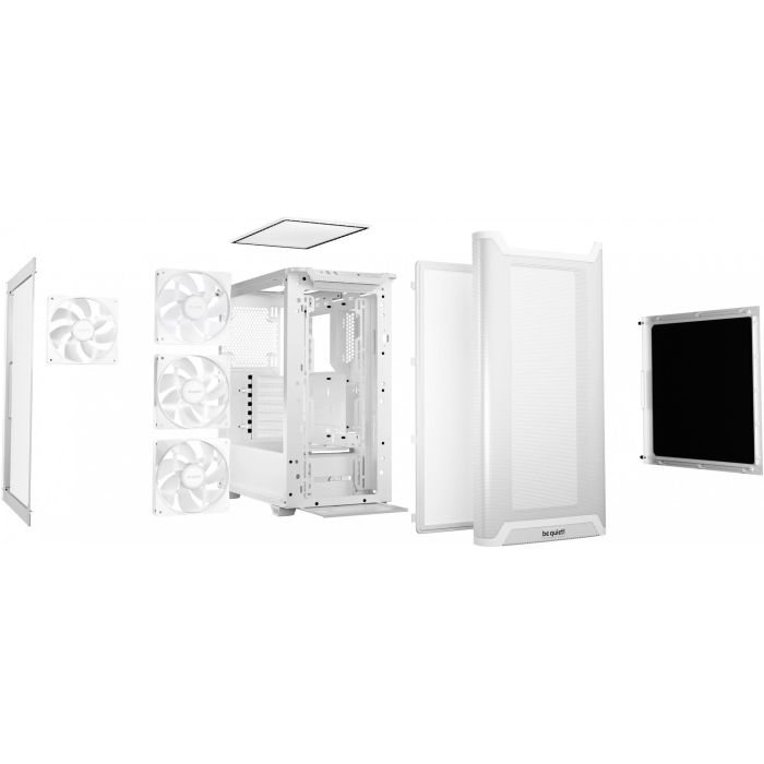 Be Quiet! Pure Base 501 LX White Midi Tower con Ventana y RGB, Carcasa PC ATX, Micro ATX, Mini-ATX Blanca 2 Be Quiet! Pure Base 501 LX White Midi Tower con Ventana y RGB, Carcasa PC ATX, Micro ATX, Mini-ATX Blanca 2