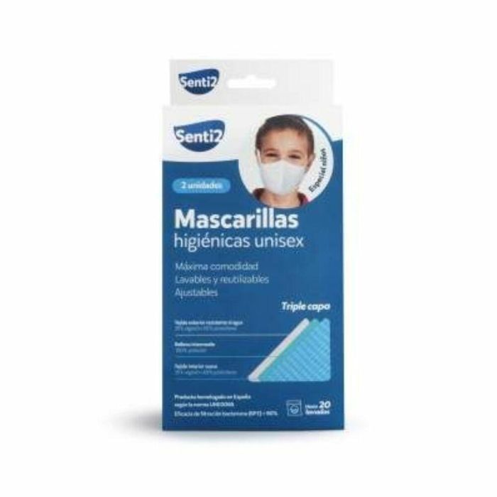 Senti2 Mascarilla Higienica 2 Ud. Niño