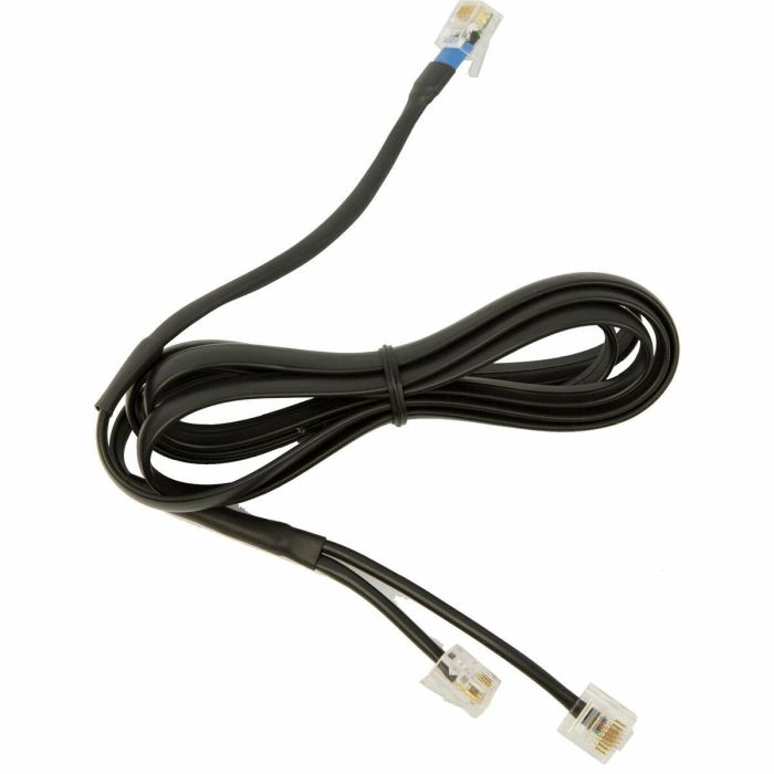 Jabra Cable DHSG para Auriculares Inalámbricos Jabra PRO 9400, GO 6470, GN9350e, GN9120, GN9120 DUO - Control Remoto de Llamadas, Volumen, Silencio & EHS
