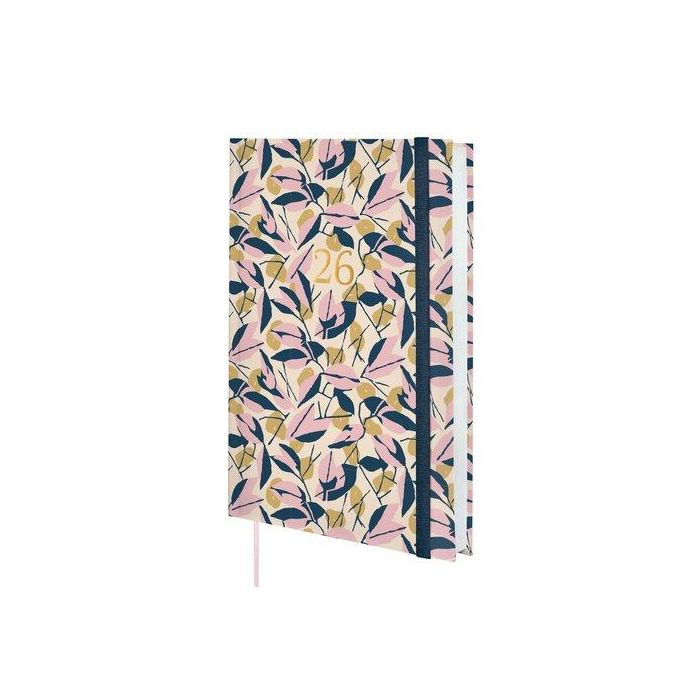 Agenda Anual (2026) Finocam Dynamic Berlin Cosida Tapa Acolchada Con Goma Y10 140X204 D/P Hojas