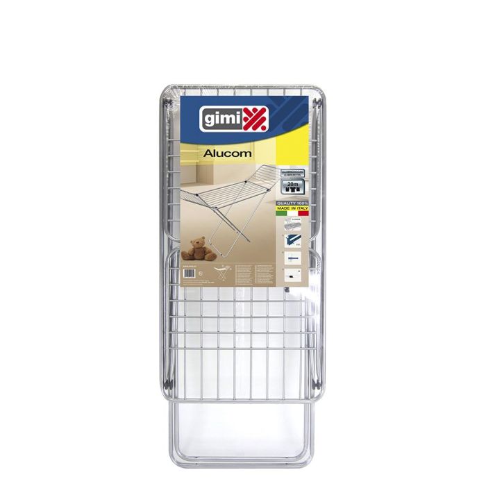 Gimi Tendedero Alucom X Legs Plegable Acero Aluminio 20 Metros de Tendido 1 Gimi Tendedero Alucom X Legs Plegable Acero Aluminio 20 Metros de Tendido 1