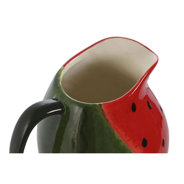 Jarra Moderno DKD Home Decor Verde Rojo 15.5 x 19 x 20 cm 2 Jarra Moderno DKD Home Decor Verde Rojo 15.5 x 19 x 20 cm 2