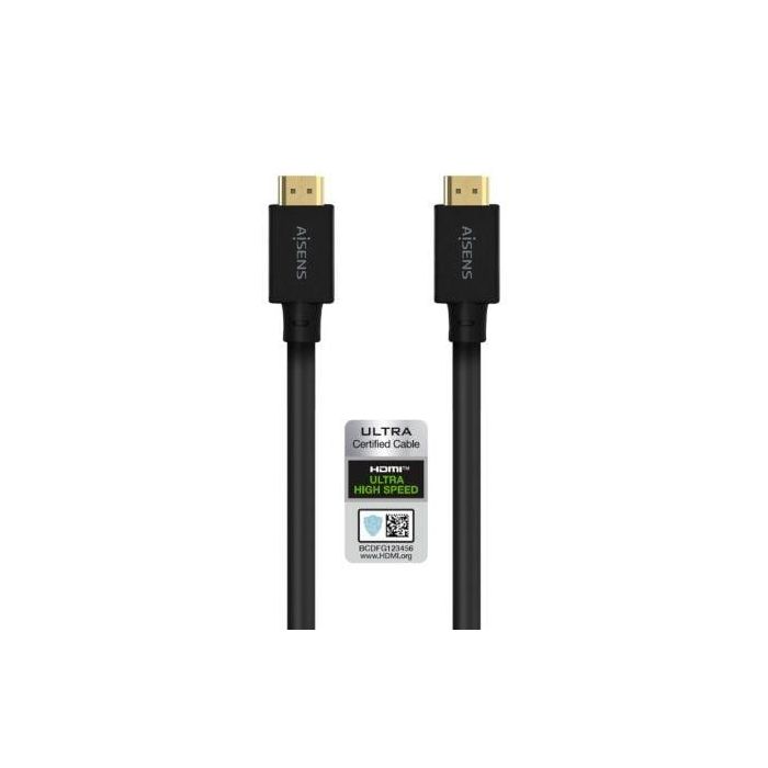 Aisens Cable HDMI V2.1 Premium Alta Velocidad 8K@60Hz 48Gbps, Ethernet, Conectores Oro 24K, 5m 0 Aisens Cable HDMI V2.1 Premium Alta Velocidad 8K@60Hz 48Gbps, Ethernet, Conectores Oro 24K, 5m 0