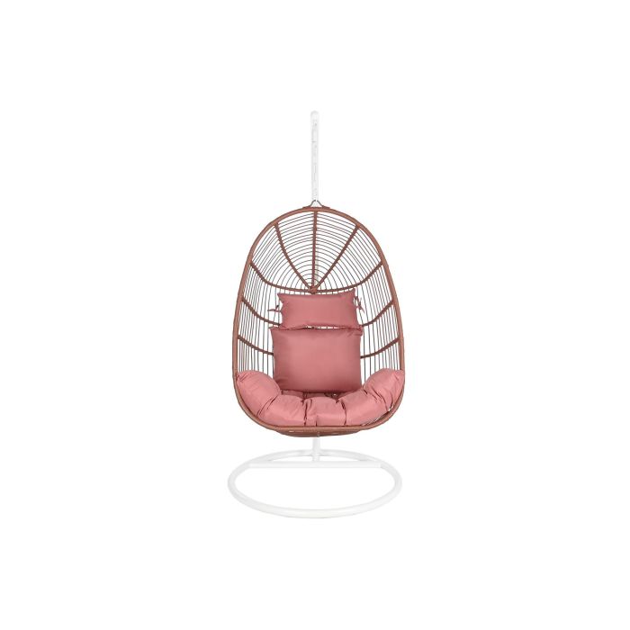 Sillon Colgante Terraza Y Jardin DKD Home Decor Terracota Blanco 80 x 100 x 60 cm 5 Sillon Colgante Terraza Y Jardin DKD Home Decor Terracota Blanco 80 x 100 x 60 cm 5