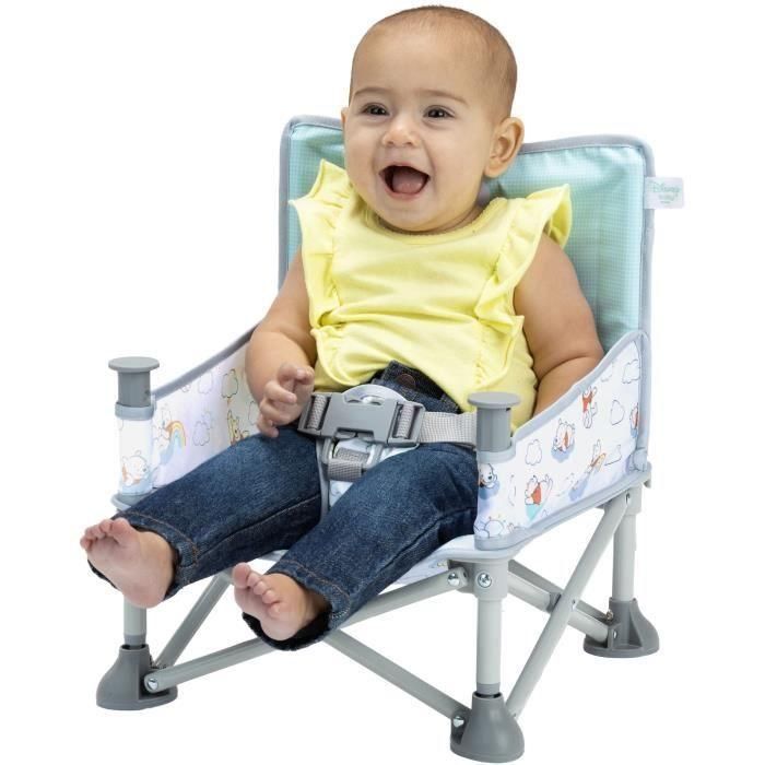 DISNEY BABY Silla elevadora Winnie the Pooh, Silla elevadora Pop 'n Sit, interior, exterior, práctica y compacta, plegado rápido, 3 DISNEY BABY Silla elevadora Winnie the Pooh, Silla elevadora Pop 'n Sit, interior, exterior, práctica y compacta, plegado rápido, 3