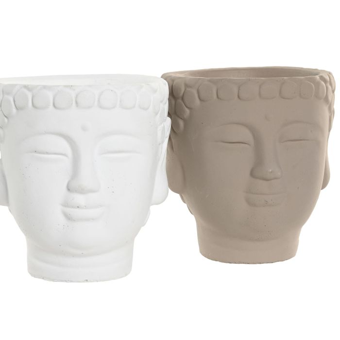 Vela Oriental DKD Home Decor Gris Blanco 12 x 13 x 12 cm (6 Unidades) 1 Vela Oriental DKD Home Decor Gris Blanco 12 x 13 x 12 cm (6 Unidades) 1