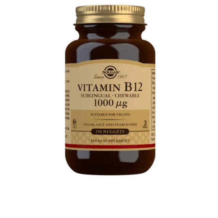 Solgar Vitamina B12 1000Mcg.Cianocobalamina Cápsulas Masticables