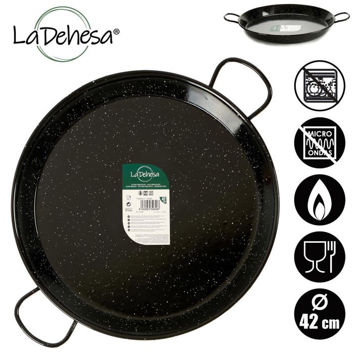 Paellera Esmaltada 42 Cm 10 Raciones La Dehesa (6 Unidades) 3 Paellera Esmaltada 42 Cm 10 Raciones La Dehesa (6 Unidades) 3