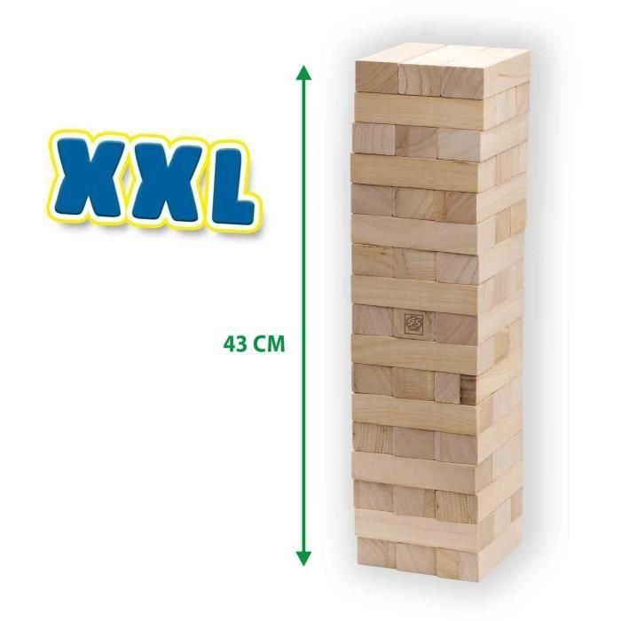 XXL Tumbling Tower - Juego de habilidad - SES CREATIVE - Versión XXL para exteriores, emocionante para niños y adultos. 3