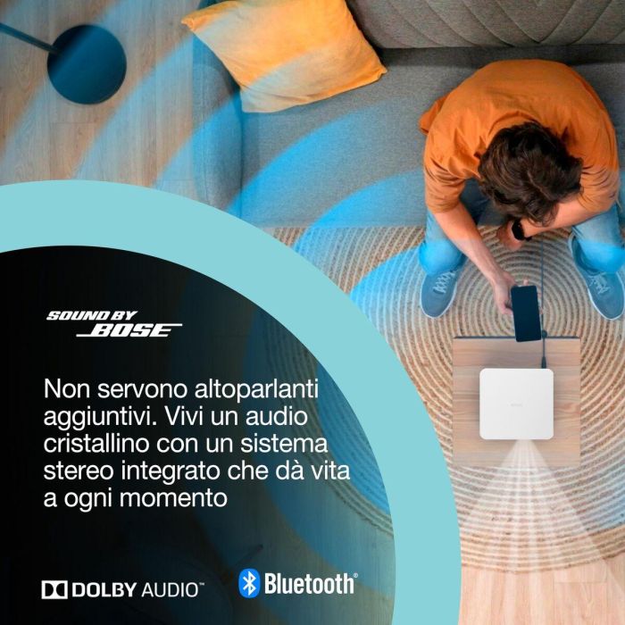 Epson EF-61W Proyector 3LCD Láser, 700 Lúmenes, Resolución Full HD 1080p (1920x1080), Relación 16:9, 5.000.000:1, WiFi, Bluetooth, V11HB72040