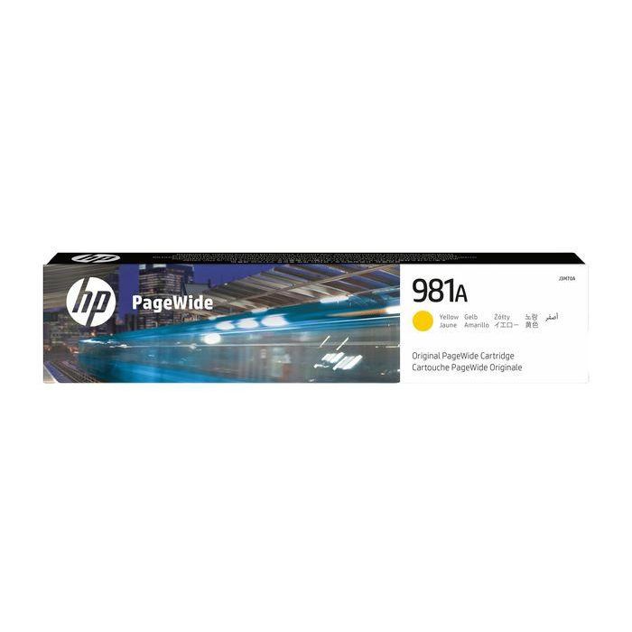HP 981A Yellow Original PageWide Cartridge HP 981A Yellow Original PageWide Cartridge