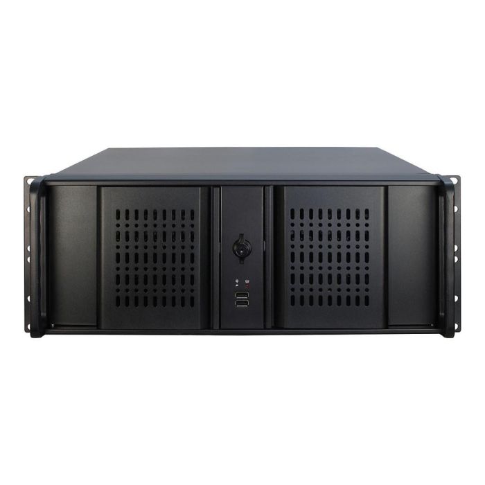 Inter-Tech 4U-IPC 4098-S Estante Servidor Negro ATX micro ATX Mini-ITX Acero 4U 1