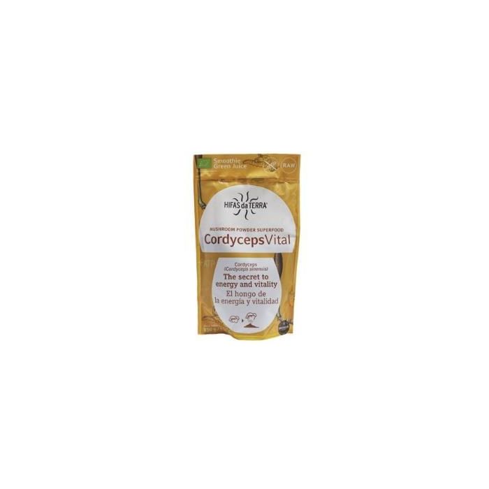 HIFAS DA TERRA Cordyceps Vital 100g – Hongo Ecológico en Polvo para Energía y Vitalidad