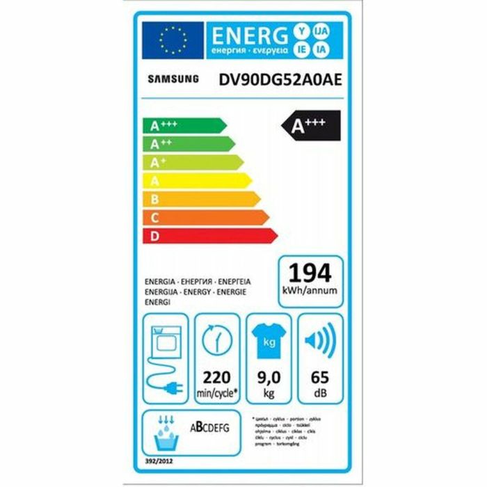 Secadora Samsung SECADORA9KGCONINTELIGENCIAARTI 9 kg 1 Secadora Samsung SECADORA9KGCONINTELIGENCIAARTI 9 kg 1