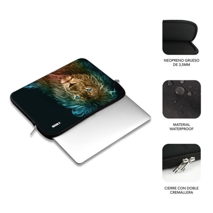 SUBBLIM Funda Ordenador Neopreno Trendy Sleeve Neo Lion 15,6" 1 SUBBLIM Funda Ordenador Neopreno Trendy Sleeve Neo Lion 15,6" 1