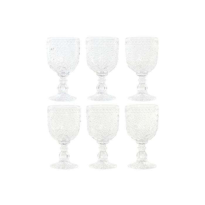Copa Basicos DKD Home Decor Transparente 8.7 x 16.3 x 8.7 cm Set de 6 Copa Basicos DKD Home Decor Transparente 8.7 x 16.3 x 8.7 cm Set de 6